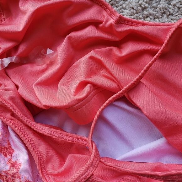 Champion Pink Orange Built in Bra Tank Top Large - Picture 4 of 8